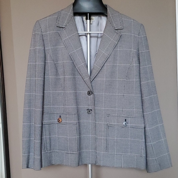MICHAEL Michael Kors Jackets & Blazers - Grey, black & purple Michael Kors Blazer Size 16